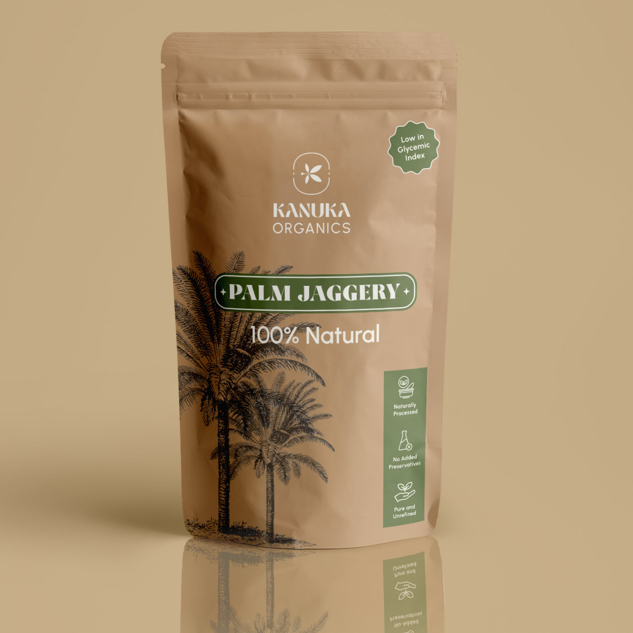 Palm Jaggery - Powdered(500gms)(Pack of 1)